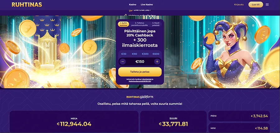 Ruhtinas online casino