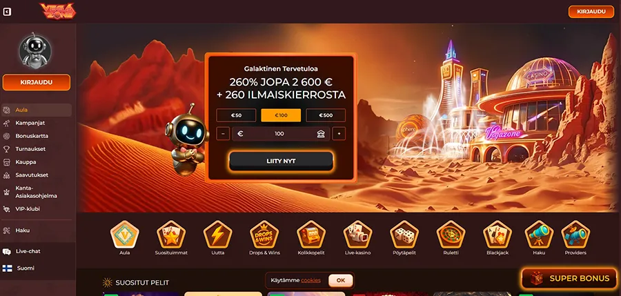 Vegazone casino online